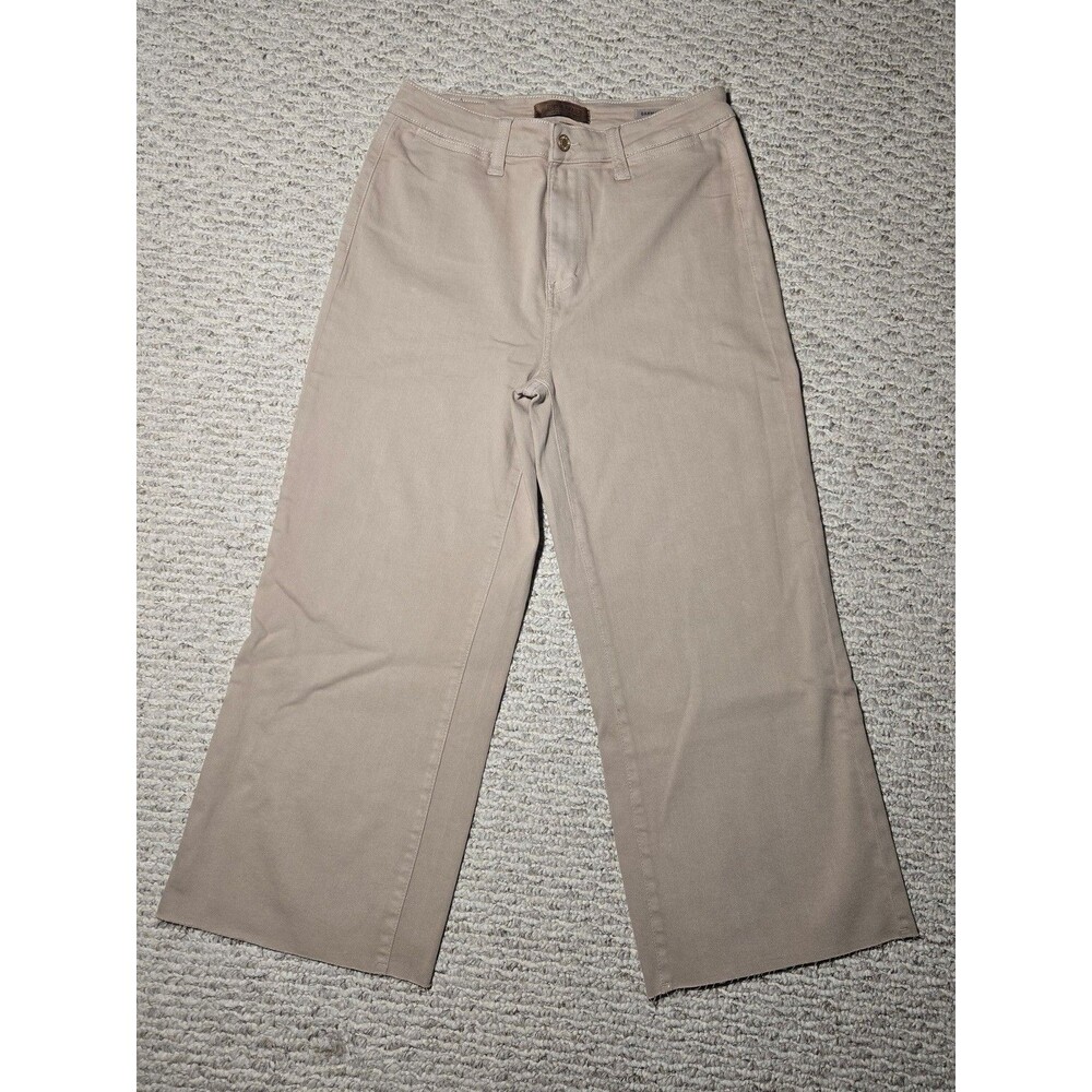 Judy Blue Wide Leg Cropped Khaki Ankle Jeans Khaki Women's 9/29